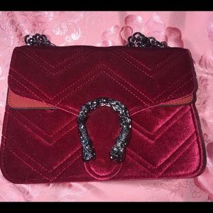Gucci Dionysus Red Velvet Purse